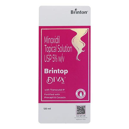 BRINTOP DIVA 5% Topical Solution 120ml - Global Surgicals