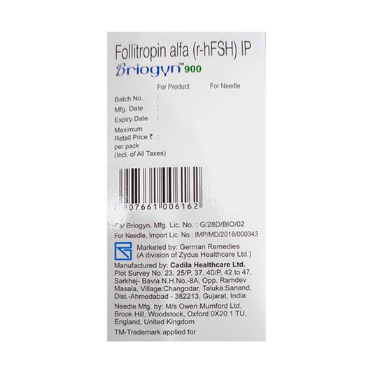 Briogyn 900Iu Cartridge 3ml - Global Surgicals
