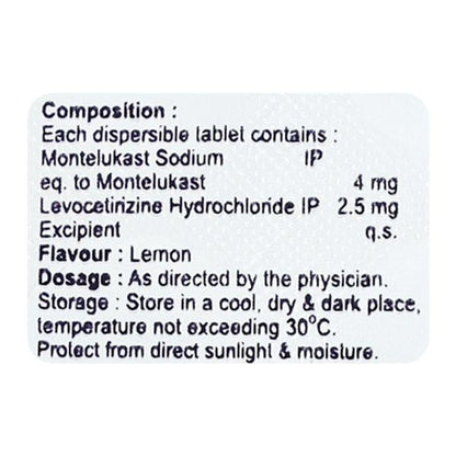 BROKAST L KID Dispersible Tablet 10's - Global Surgicals