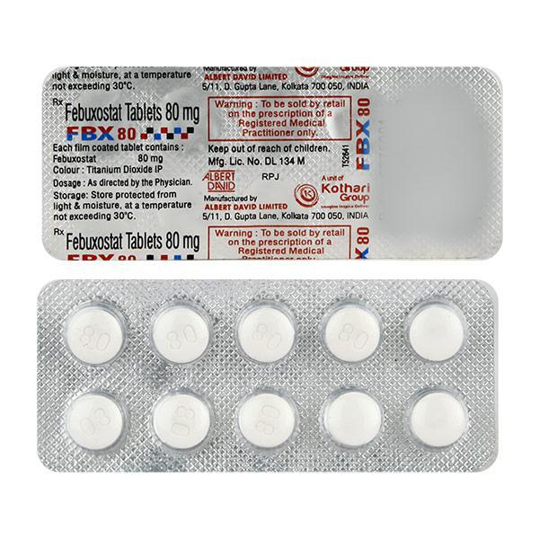 FBX 80mg Tablet 10'S