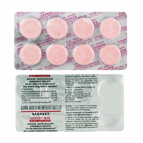 Gestid MPS Mint Flavour Tablet 8'S