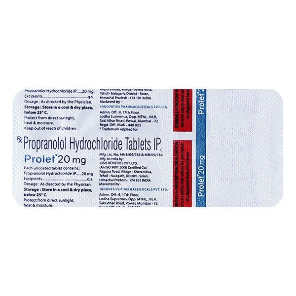 PROLET 20mg Tablet 10's