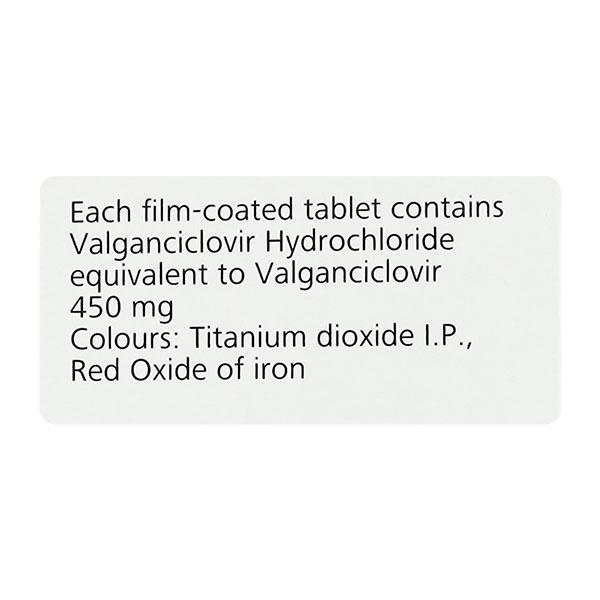 Valcyte 450mg Tablet 60'S