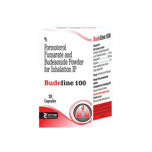 BUDEFINE 100 Capsule 3O's - Global Surgicals