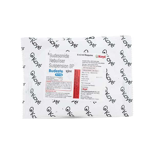 BUDESTE 0.5mg Respules 5x2ml - Global Surgicals