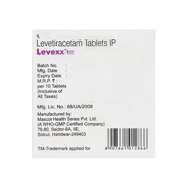 LEVEXX 1gm Tablet 10's