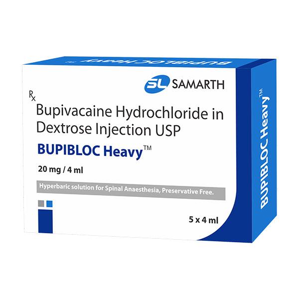 BUPIBLOC HEAVY 20mg Injection 4ml - Global Surgicals