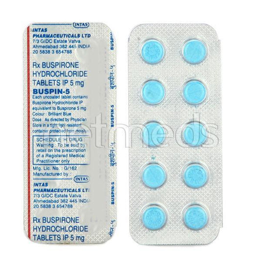 Buspin 5mg Tablet 10'S - Global Surgicals