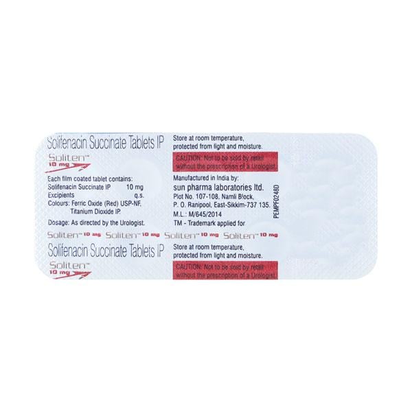 Soliten 10mg Tablet 10'S