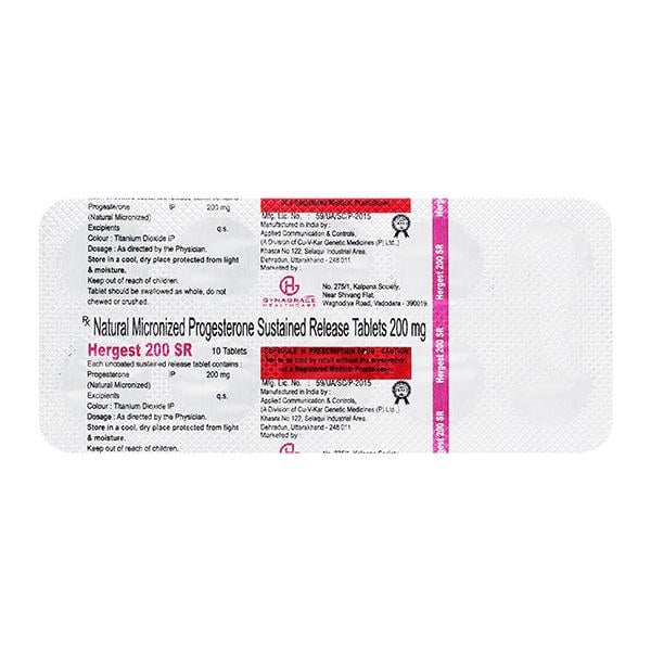 HERGEST SR 200 Tablet 10's