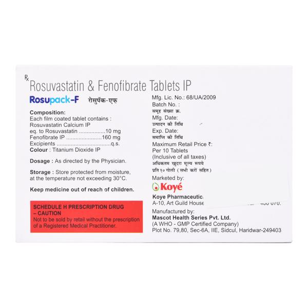 ROSUPACK F Tablet 10's