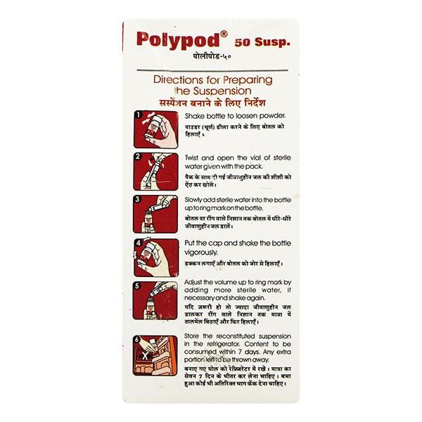 Polypod 50mg Dry Syrup 30ml