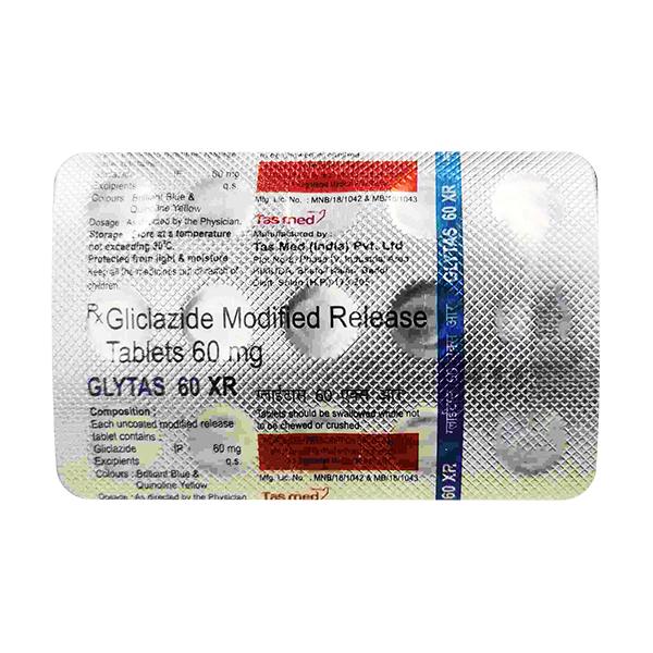 GLYTAS 60 XR Tablet 15's