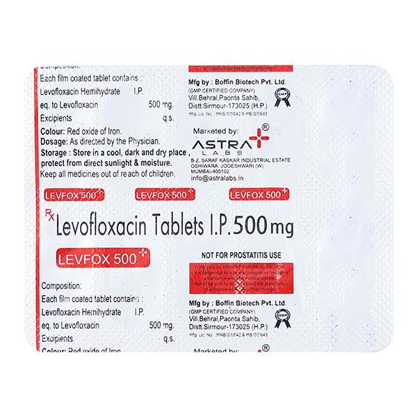 LEVFOX 500mg Tablet 10's