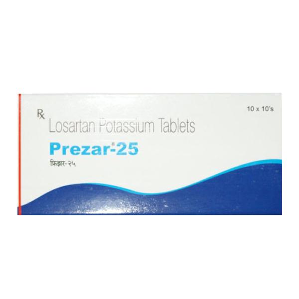 PREZAR 25mg Tablet 10's