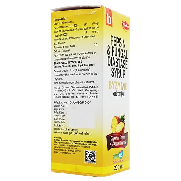 BYZYME Syrup 200ml - Global Surgicals