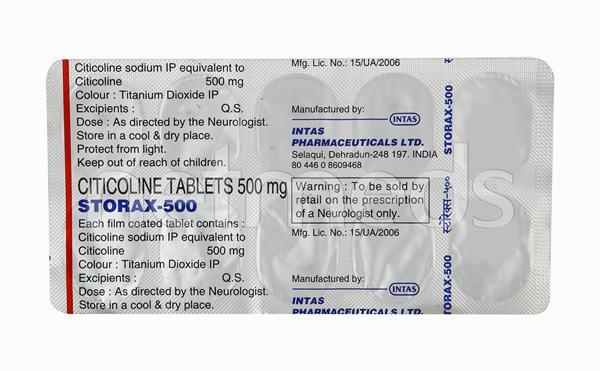 Storax 500mg Tablet 10'S