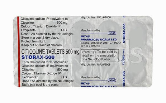 Storax 500mg Tablet 10'S