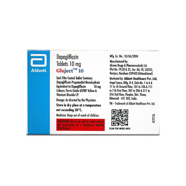 GLUJECT 10 Tablet 15's