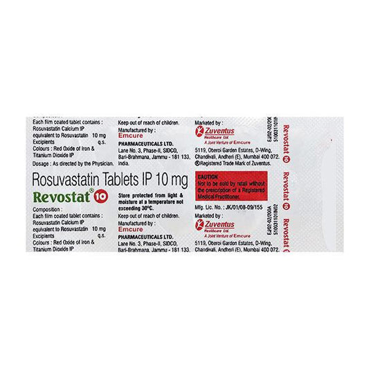 Revostat 10mg Tablet 10'S