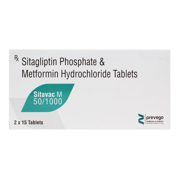 SITAVAC M 50/1000 Tablet 15's