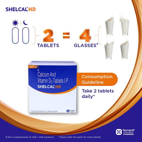 Shelcal HD Tablet 15'S