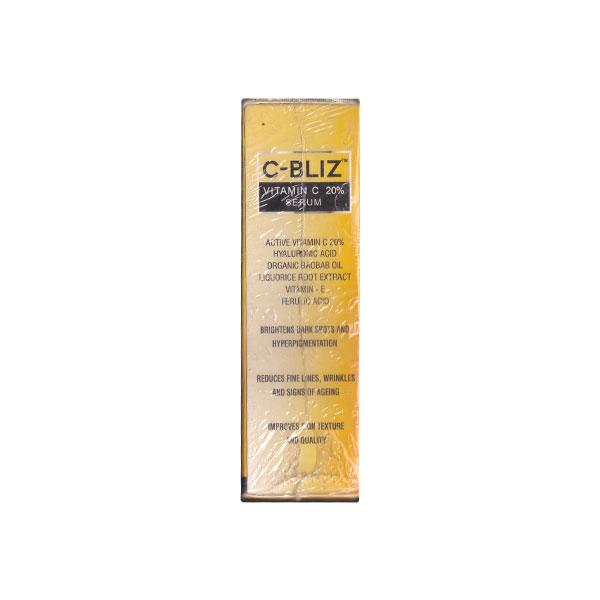 C BLIZ VITAMIN C 20% Serum 20ml - Global Surgicals
