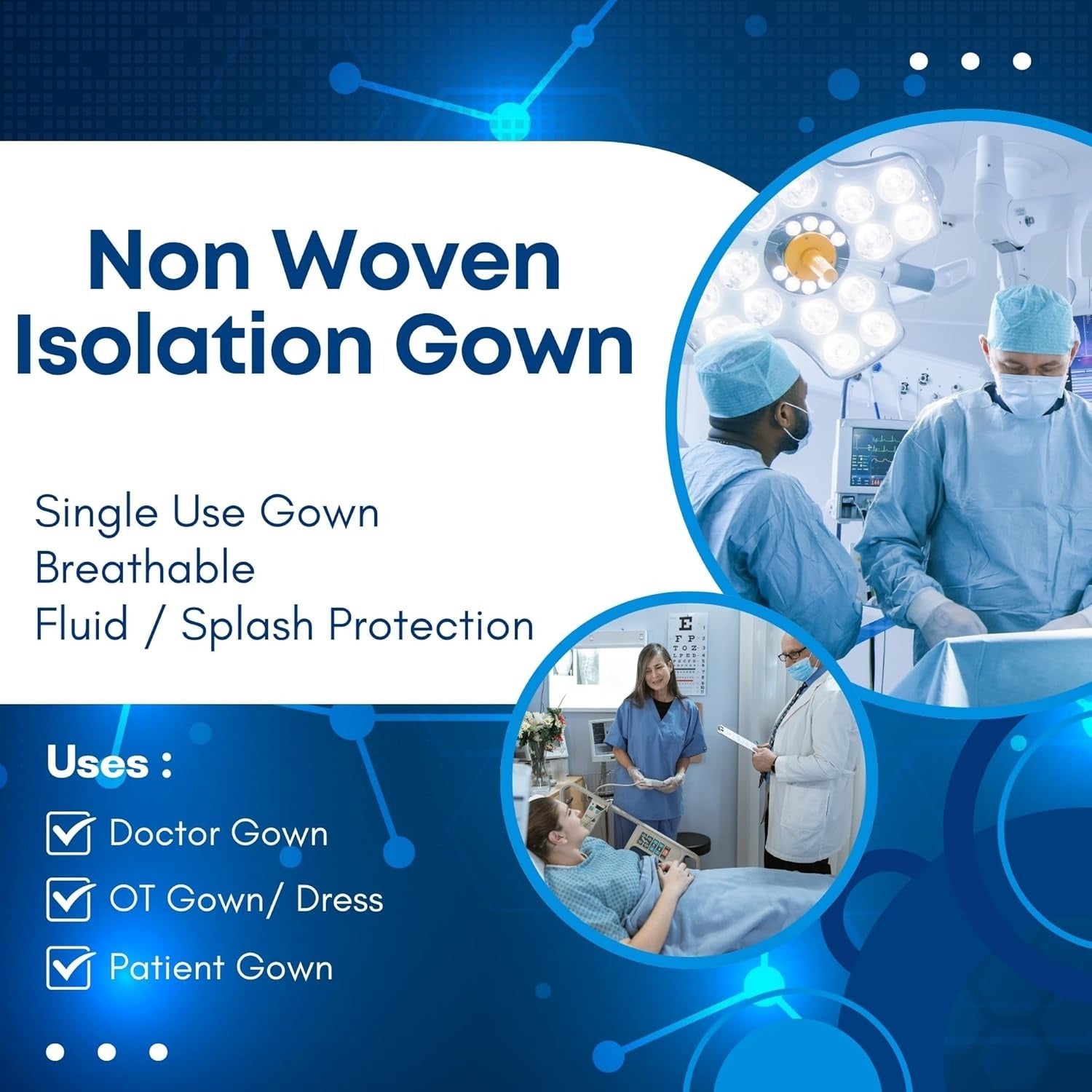 C - Cure Disposable Isolation Gown - Global Surgicals