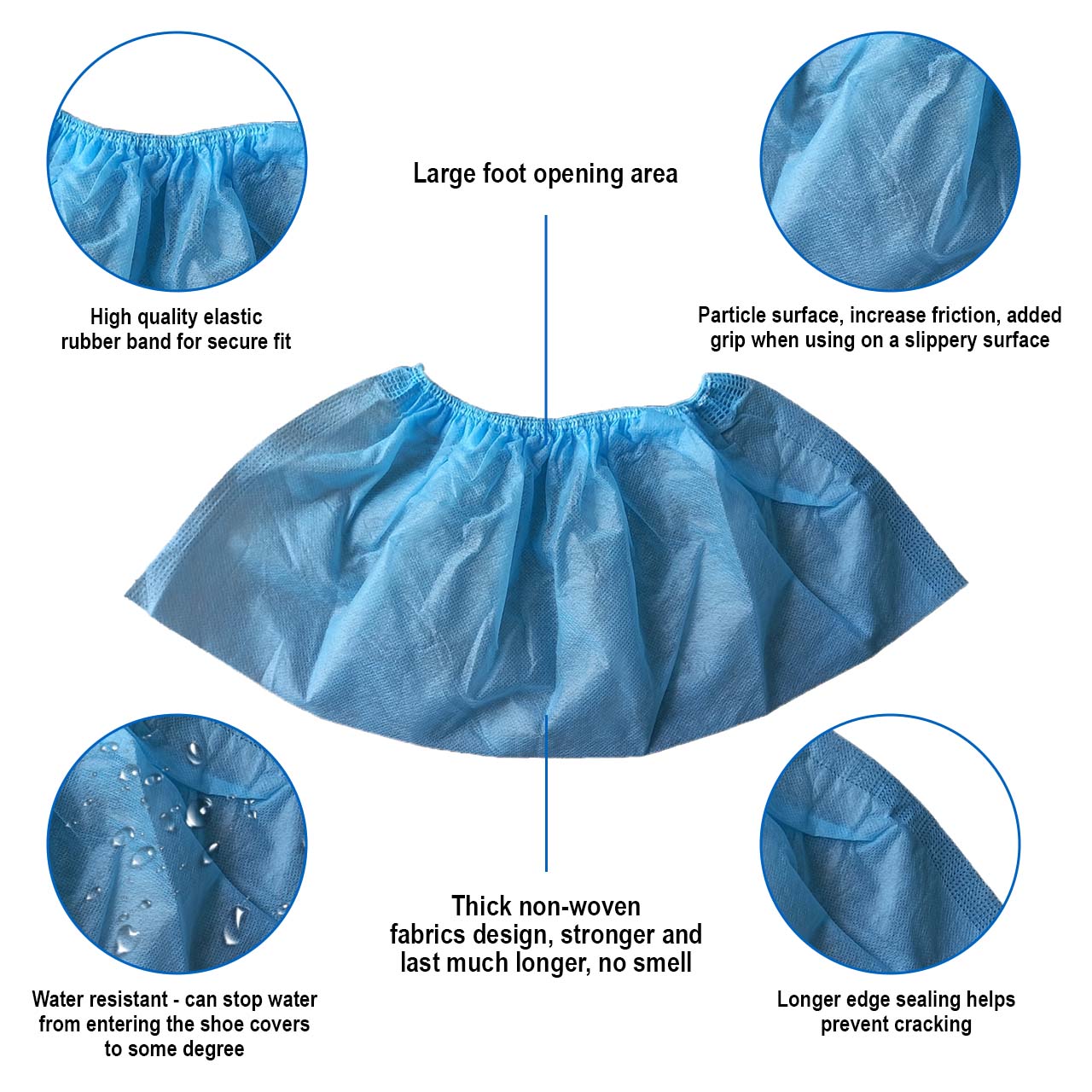 C Cure Disposable Non woven Shoe Cover - Global Surgicals