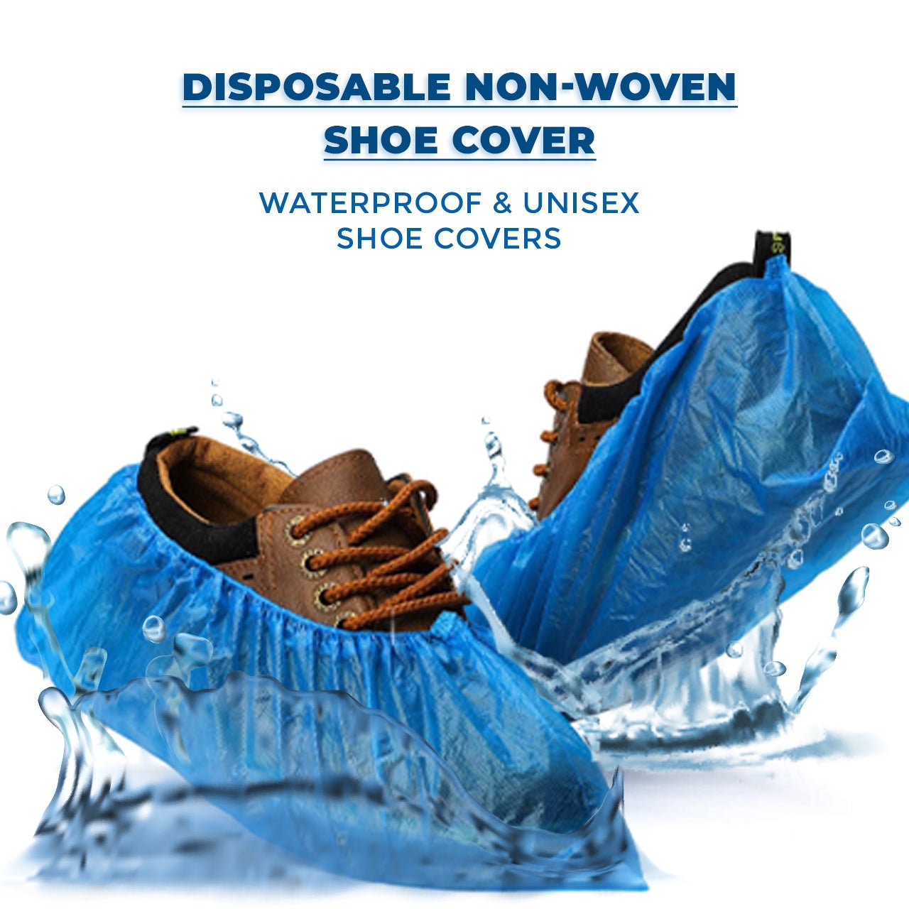 C Cure Disposable WaterProof Plastic Shoe Cover - Global Surgicals