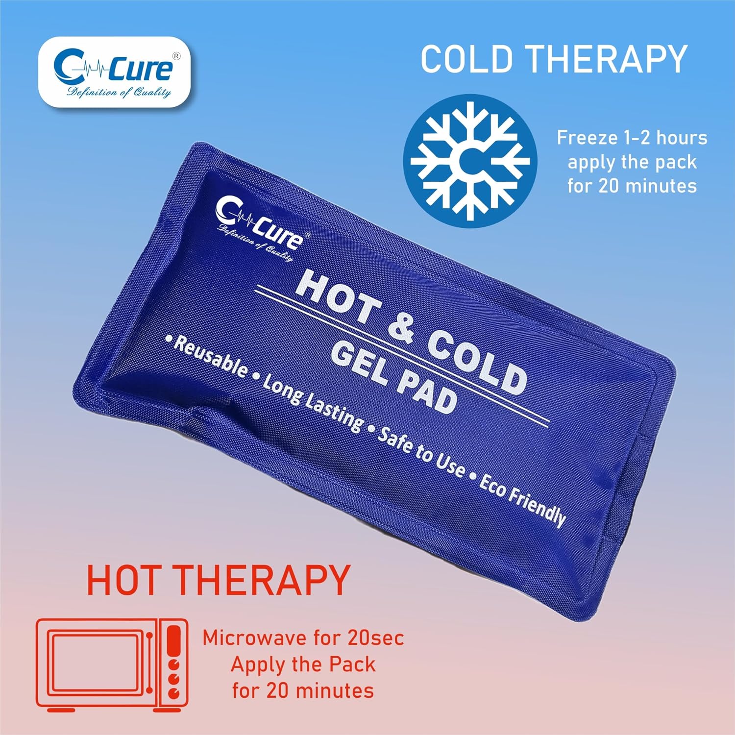 C - Cure Hot Cold Gel Pack - Global Surgicals