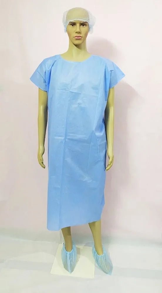 C - Cure Non - Woven Patient Dress - Global Surgicals