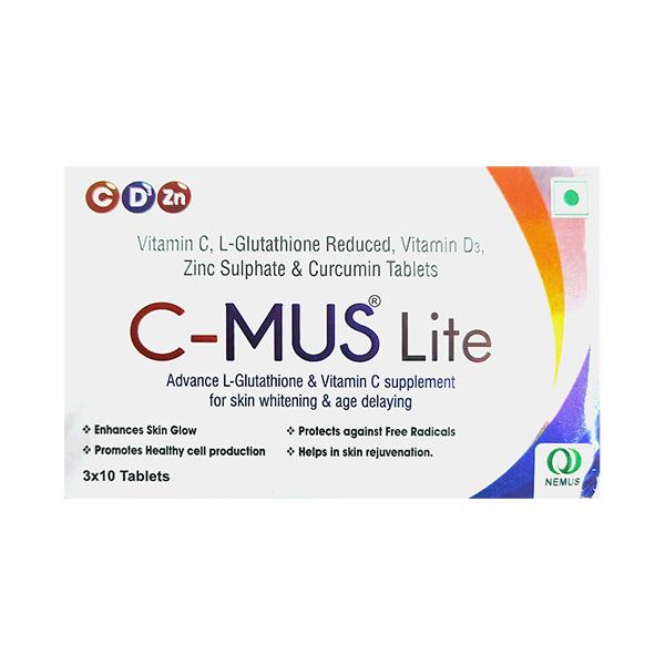 C MUS LITE Tablet 10's - Global Surgicals