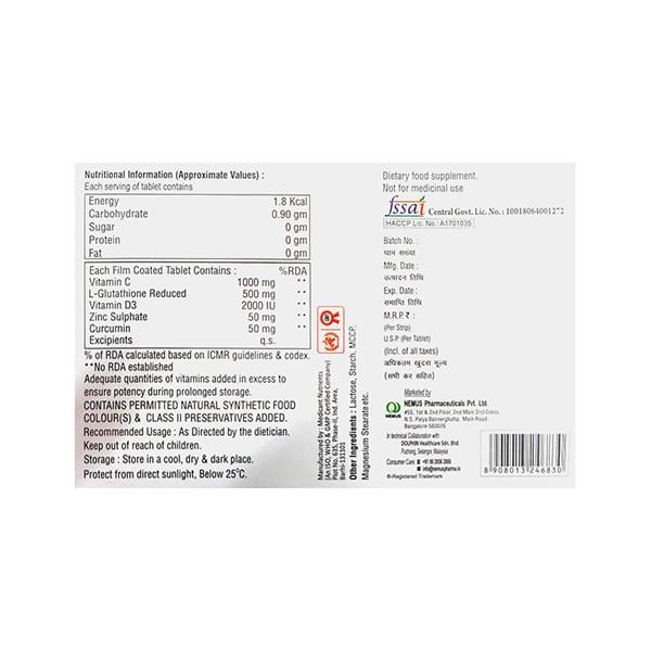 C MUS LITE Tablet 10's - Global Surgicals