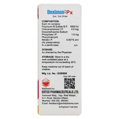 DEXIMON PX Eye/Ear Drops 5ml