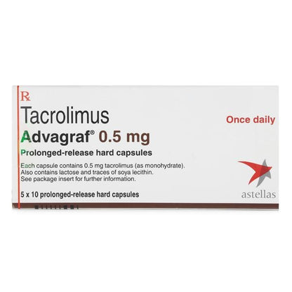 Advagraf 0.5Mg Capsule 10's