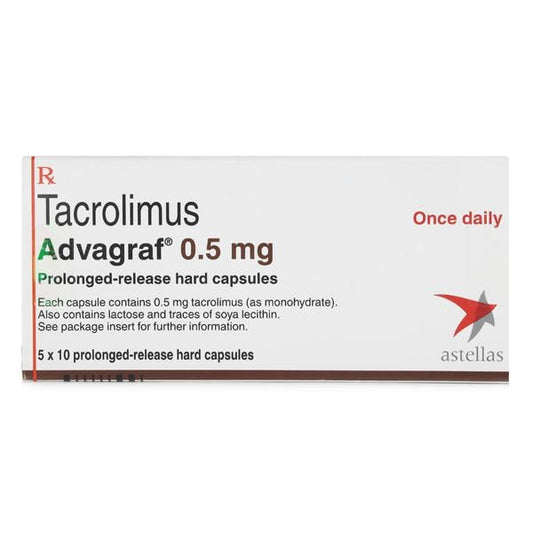 Advagraf 0.5Mg Capsule 10's