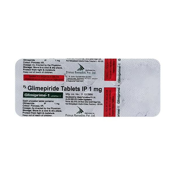 Glimiprime 1mg Tablet 10'S