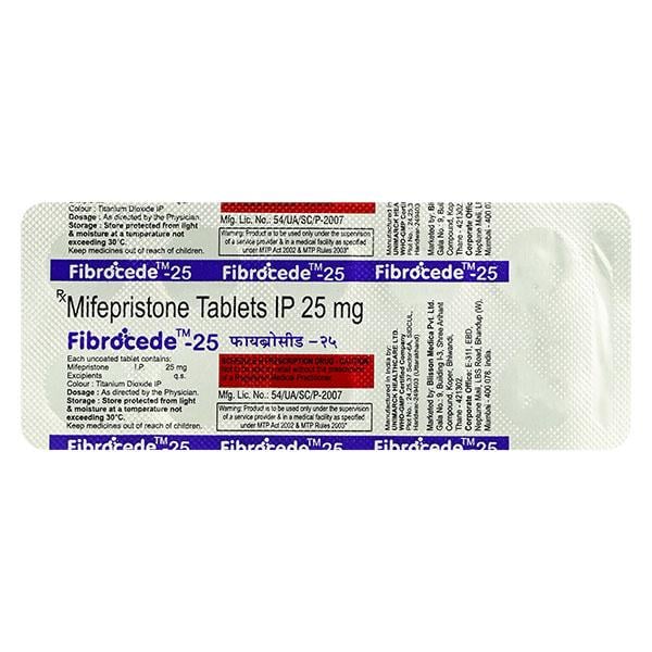 FIBROCEDE 25mg Tablet 10's