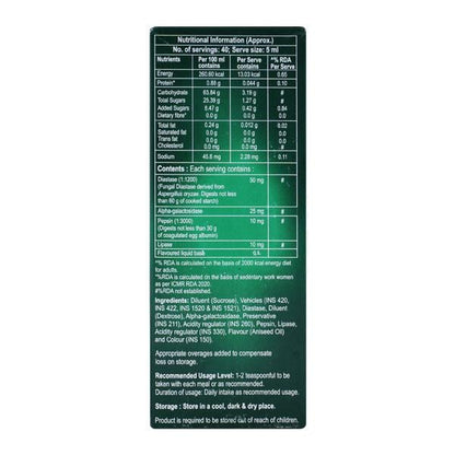 Overzyme Saunf Flavour Syrup 200ml