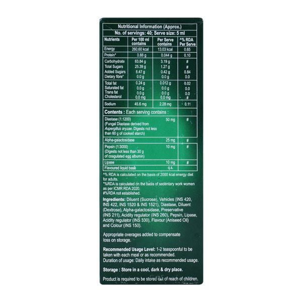 Overzyme Saunf Flavour Syrup 200ml