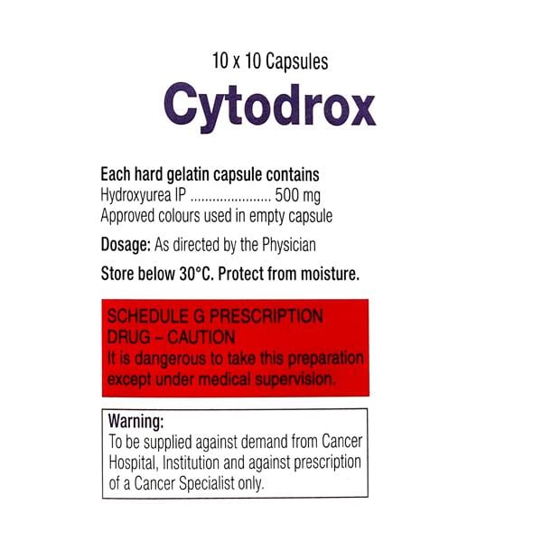 Cytodrox 500mg Capsule 10'S