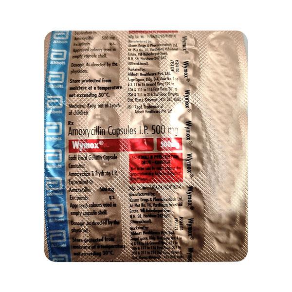 Wymox 500mg Capsule 15'S