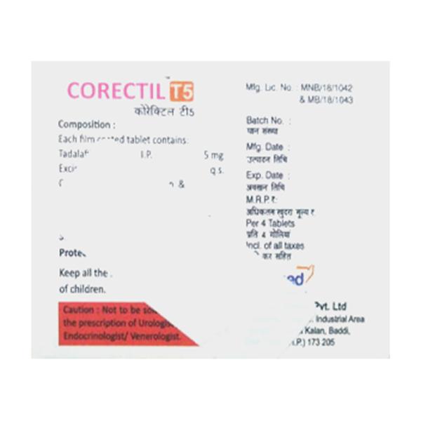 CORECTIL T 5 Tablet 4's