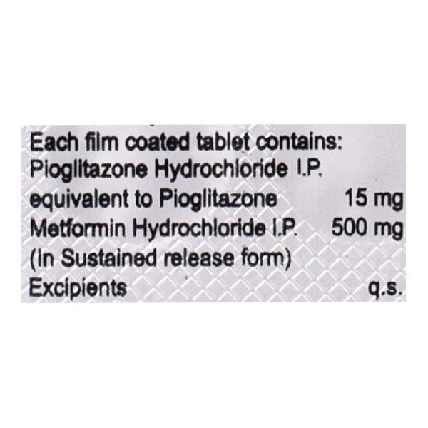 PIO M 15mg Tablet 15'S