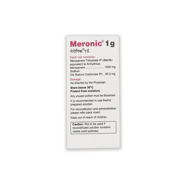 Meronic 1gm Injection 1's