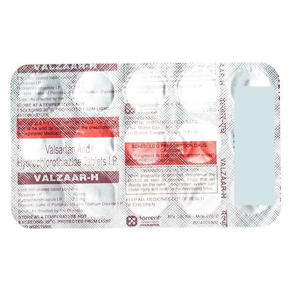 VALZAAR H 80mg Tablet 15's