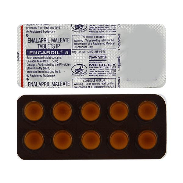 Encardil 5mg Tablet 10'S