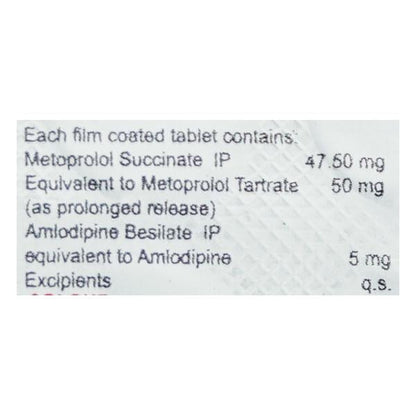 Lakmet AM 50mg Tablet 10'S