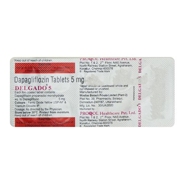 DELGADO 5 Tablet 10's